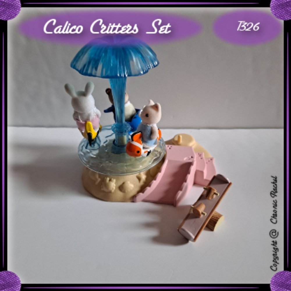 Baby Seaside Merry-Go-Round with 3 Figures and Teeter-Totter